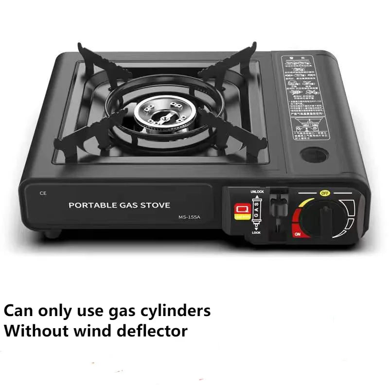 2900W Outdoor Cassette Gas Stove Cassette Gas Stove Dual-Purpose Portable Gas Grill Cassette Butane Vehicle-Mounted Gas Stove